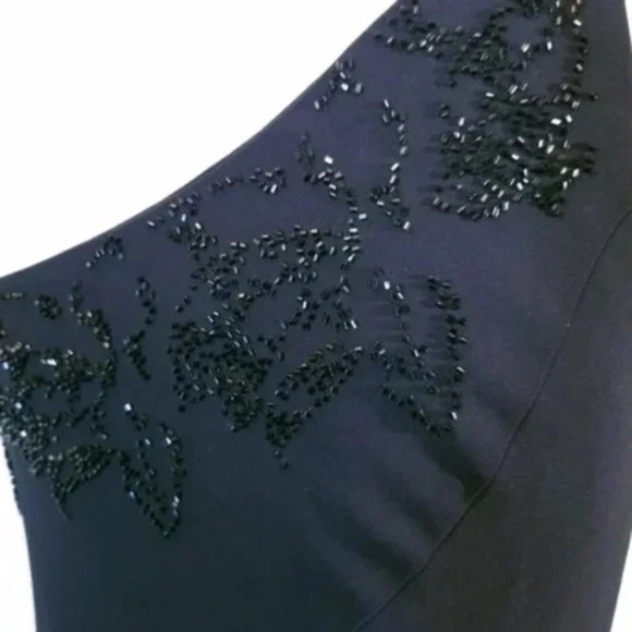 Jones NY Beaded One Shoulder Dress - Picture 3 of 13